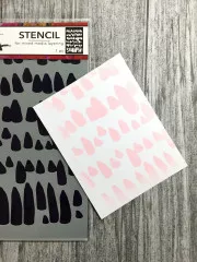 Dina Wakley Media Stencil - Petals