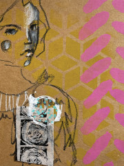 Dina Wakley Media Stencil - Cubed