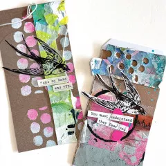 Dina Wakley Media Stencils - Dotted Tape