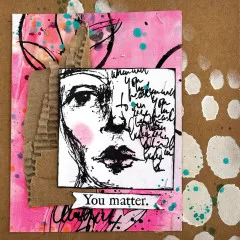 Dina Wakley Media Stencils - Varied