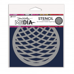 Dina Wakley Media Stencils - Squished Coaster