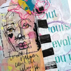 Dina Wakley Media Stencils - Create Yourself