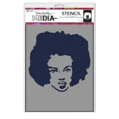 Dina Wakley Media Stencils - Proud Woman