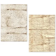 Tissue Paper / Seidenpapier - Vintage Manuscript