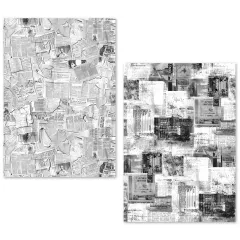 Tissue Paper / Seidenpapier - Newspapers
