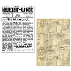 Tissue Paper / Seidenpapier - Newspapers