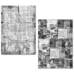 Tissue Paper / Seidenpapier - Newspapers