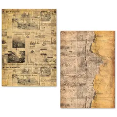 Tissue Paper / Seidenpapier - Newspapers