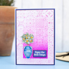 Embossing Folder - Mediterranean Dreams - Decorative Tiles