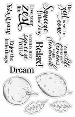 Clear Stamps and Cutting Die - Mediterranean Dreams - Live Your Zest Life