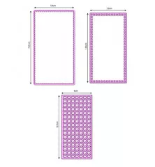 Multi Frame Die - Springtime Greetings - Slimline Frames