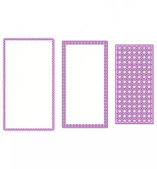 Multi Frame Die - Springtime Greetings - Slimline Frames