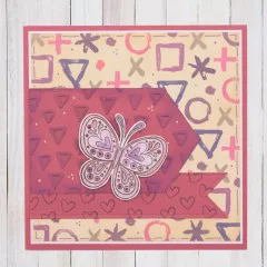 Mixed Media Stencil - Planner Essentias - Triangles