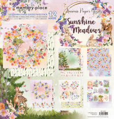 Kawaii Paper Goods - Sunshine Meadows - 12x12 Paper Pack