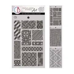 Ciao Bella - Eastern Journey - Triple Layer Stencil Set