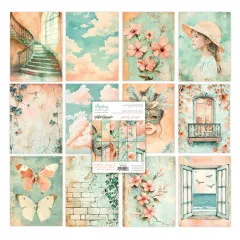 Peachy Breeze - 6x8 Art Journal Paper Pad
