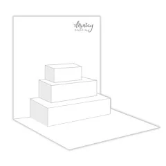 Mintay - Card Base - Basic Pop-Up Card Insert - Weiß