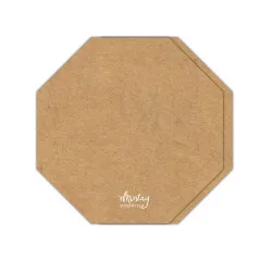 Mintay - Card Base - Basic Octagon - Kraft