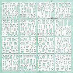 Mintay Chippies Decor - Motivational Words