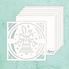 Mintay - 8x8 Chippies Album Base - Xmas Bell