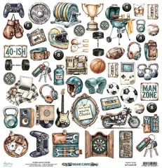 Mintay - Man Cave - 12x12 Paper Pad