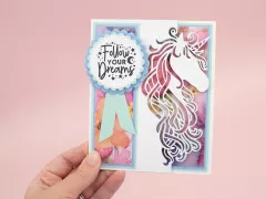 Metal Cutting Die - Majestic Unicorn - Embrace your Inner Unicorn