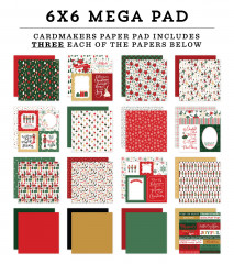 Nutcracker Christmas - 6x6 Mega Paper Pad