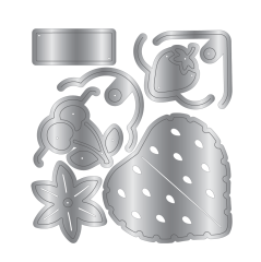 Metal Die - Berry Bliss - Build-a-Berry by Nature's Garden