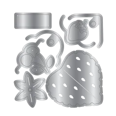 Metal Die - Berry Bliss - Build-a-Berry by Nature's Garden