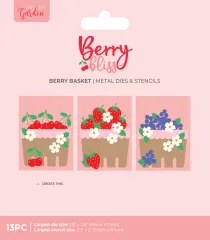Metal Die & Stencil Set - Berry Bliss - Berry Basket by Nature's Garden