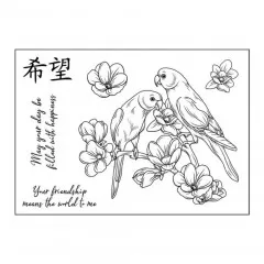 Clear Stamps - Chinoiserie Collection Beautiful Birds