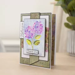 Embossing Folder - Hydrangea - Hydrangea Blooms