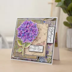 Clear Stamps - Hydrangea - Charming Sentiments