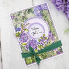 Embossing Folder - Hydrangea - Handwritten Letter