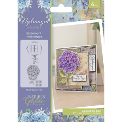 Clear Stamp & Cutting Die - Hydrangea - Statement Hydrangea