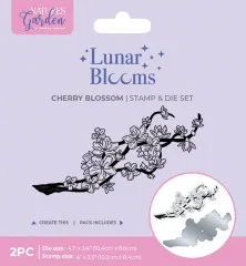 Stamp and Die Set - Lunar Blooms - Cherry Blossom