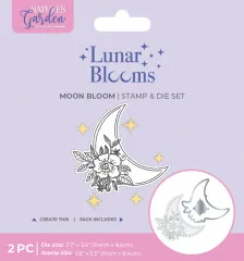 Stamp and Die Set - Lunar Blooms - Moon Bloom