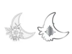 Stamp and Die Set - Lunar Blooms - Moon Bloom