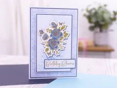 Clear Stamps - Midnight Floral - Heartfelt Sentiments