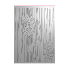Embossing Folder - Thankful & Blessed - Wood Bark