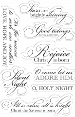 Clear Stamps - O Holy Night - Good Tidings