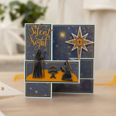 Metal Cutting Die - O Holy Night - Nativity