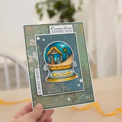 Clear Stamps and Cutting Die - O Holy Night - Away in a Manger