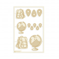 Piatek13 Chipboard Embellishments - Travel Journal 02