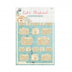 Piatek13 Chipboard Embellishments - Travel Journal