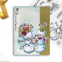 Polkadoodles Clear Stamps - Winter Kingdom Snowmen