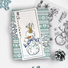 Polkadoodles Clear Stamps - Winter Kingdom Snowmen