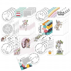 Polkadoodles - Zodiac Die-Cut Toppers Pack