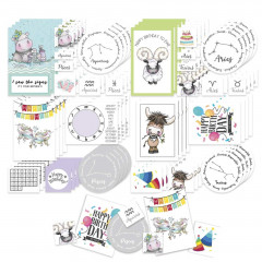 Polkadoodles - Zodiac Die-Cut Toppers Pack