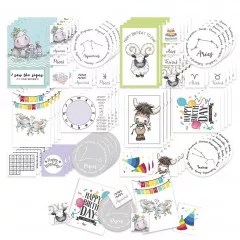 Polkadoodles - Zodiac Die-Cut Toppers Pack